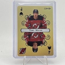 2025-26 O-Pee-Chee Timo Meier 4 Spades Playing Card - New Jersey Devils