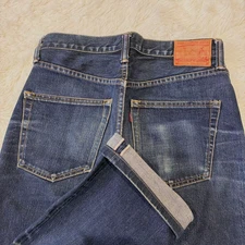 Samurai Jeans Straight Denim S-0510XX 6 Size W31  Indigo Blue From Japan Used