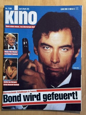 Kino Nr. 7/88 Heft 22 Juli 1988 Timothy Dalton James Bond Filmzeitschrift