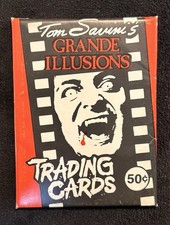 1988 Tom Savini Grande Illusions Trading Cards Unopened Pack