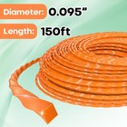 String Trimmer Line .095", 150 Feet Weed Eater String, Twisted Trimmer Line for