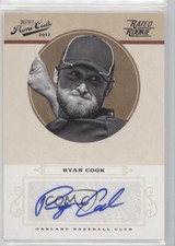 2012 Playoff Prime Cuts Rookie Signature 104/149 Ryan Cook #89 Auto 8b4