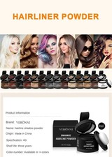 Waterproof Hair Line Filler Filling Powder Hairline Instant Cover Up Shadow