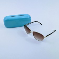 Kate Spade Rose Gold Pink Aviator Sunglasses Blossom/O/S 58mm w Wink Wink Case