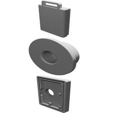 Cover Sostituzione Telecomando Allarme Meta System M100 Skoda Stampato