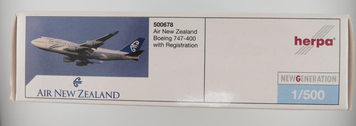 Herpa Air New Zealand Boeing 747-400 Model - 1:500 - 500678
