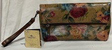Patricia Nash NWT Valerie Fold Over Wristlet Clutch Victorian MSRP 99
