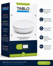 Tablo 4th Gen 2-Tuner OTA DVR with Indoor Antenna Open Box TF1282B-AN-R