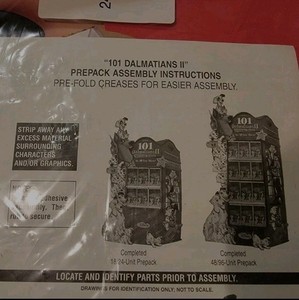 101 Dalmatians II Store Display VHS Cardboard Standee NEW