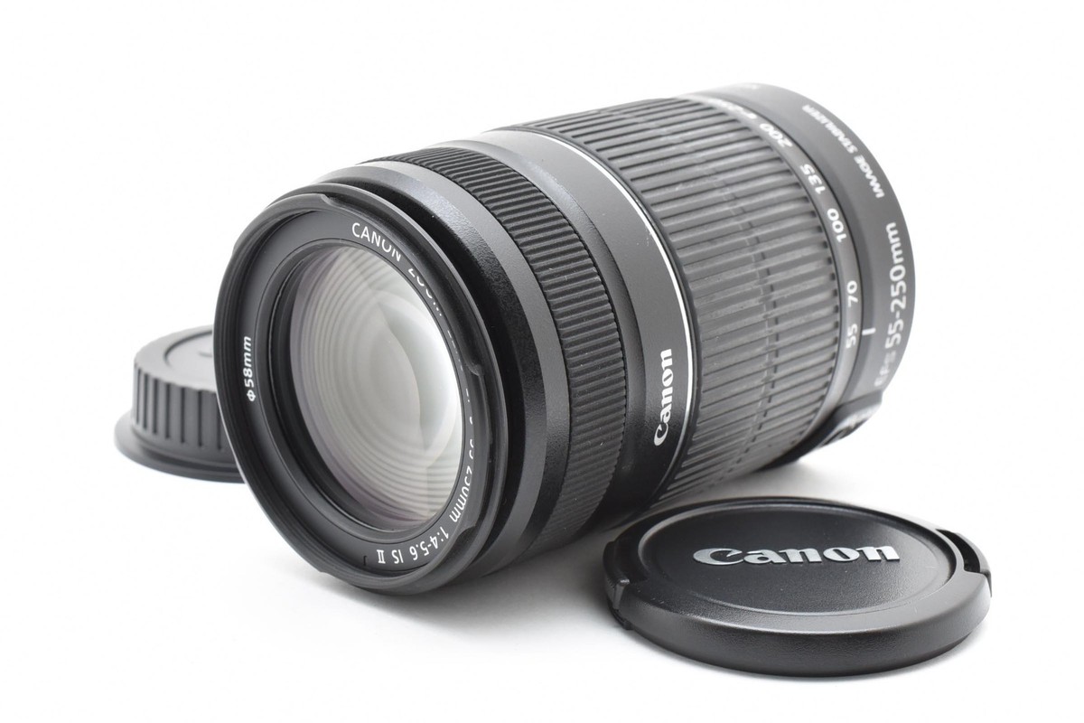 Canon EF-S 55-250mm f/4-5.6 IS II Telephoto Zoom Lens From Japan 
