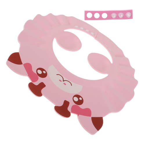 Baby Bad Vizier,Kids Douche Cap Shield,Shampoo Hoed,Roze Douche Siliconen Haar Kinderen Baby Bad Peuter Caps Vizier Bescherming Wassen Verstelbare Lijm Schild Baden Baby's for Hoed Jongen (Color : Gr