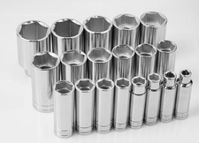 Sk Tools 4120 19 Piece 12 Drive 6 Pt Shallow Fractional Socket Set Made In Usa Sk Tools 4120 19 Piece 12 Drive 6 Pt Shallow Fractional Socket Set Made In Usa