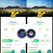 Pokémon PTC Go - Shiny Pikachu Costume Blue T-Shirt - Jeju Island Background