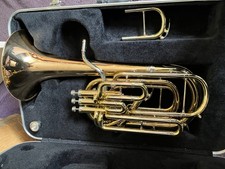 Baritone Horn Wessex 4 valve compoensating BR144 model brass lacquered