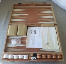 Vintage 1970s Aries Of Beverly Hills Backgammon Travel Set