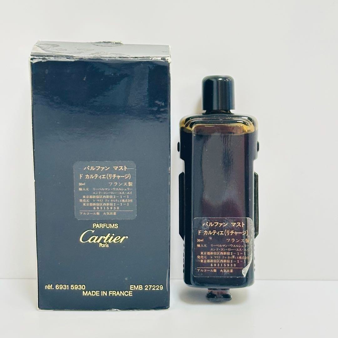 Tomoパルファム　マストド　カルティエ　香水 リチャージリフィル30ml must de Cartier Parfum RECHARGE REFILL 30ml 1.0oz Vintage