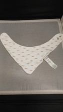 Carters Toddler Baby Boy's Bibs White One Size Sun Printed Snap Button Closure
