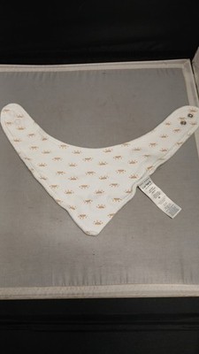 Carters Toddler Baby Boy's Bibs White One Size Sun Printed Snap Button Closure