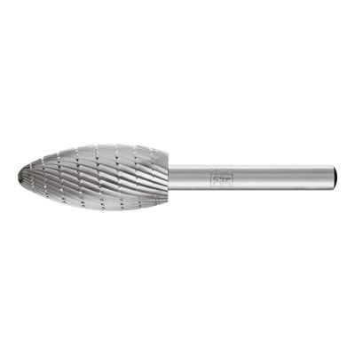 PFERD TOOLS HSS Frässtift Flammenform B Ø 16x35 mm Schaft-Ø 6 mm Z 3 universal