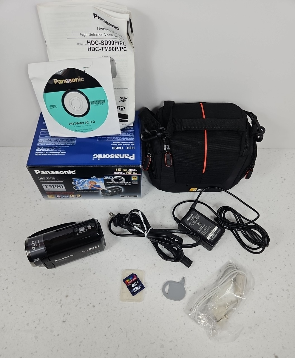 Panasonic HDC-TM60 Camcorder 16GB Built-In Memory + SD Charger