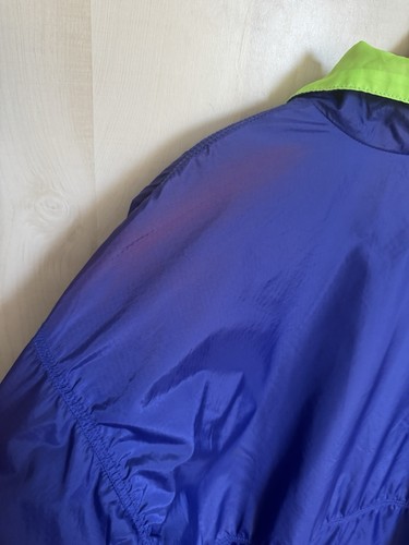 Giacca vintage Patagonia reversibile Flux leggera 1/2 zip uomo XL verde/blu USA - Foto 15 di 15