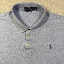 Polo Ralph Lauren Men's Shirt Blue XL Golf Polo Cotton Short Sleeve Classic Fit