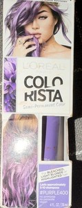 L'Oréal Paris Colorista Semi-Permanent Hair Dye Purple Ammonia-Free 4 fl oz