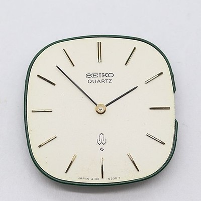 Seiko Original Movement Cal.392 Wrist Watch Parts White Dial Color For Parts
