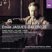 Audio Cd - Emile Jaques-Dalcroze - Klaviermusik, Vol.3 - Toccata Classics -D- N