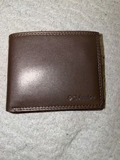 Columbia Men's Traveler Wallet Brown Leather