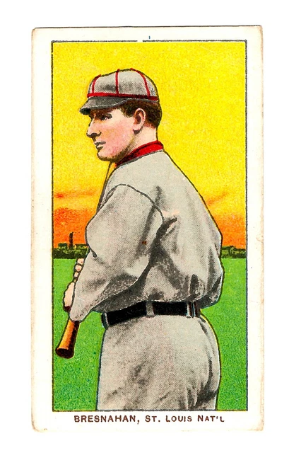 T206 Roger Bresnahan Batting RARE Carolina Brights St. Louis Tobacco Card