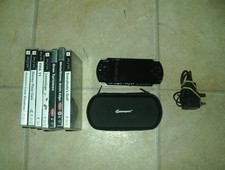 Sony PSP-3003 Black Handheld Wi-Fi Console Bundle Gran Turismo + 6