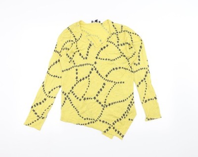marble Damen Pullover Pulli gelb Größe XS