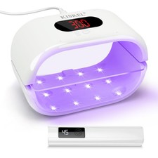 UV Light for Resin, Large Double-Sided Light with UV Flashlight, 2-in-1 Detac...
