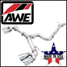 AWE Track Edition Cat-Back Exhaust System fits 2015-2017 Volkswagen Golf R 2.0L
