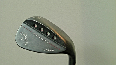 CALLAWAY MACK DADDY 4 BLACK FINISH S GRIND 10* BOUNCE 54* GAP SAND WEDGE