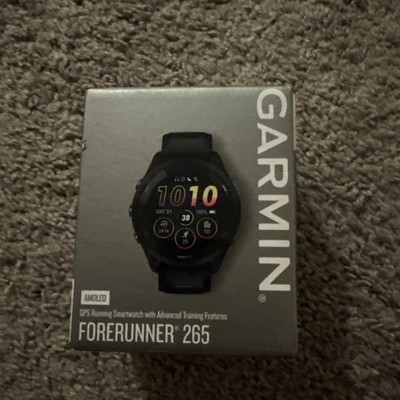 Garmin Forerunner 265 Unisex Adults Smartwatch - Black (010