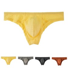 Slip Uomo Maglia 90% Poliammide 10% Spandex Tessuto Maglia Lanterna Griglia Morb