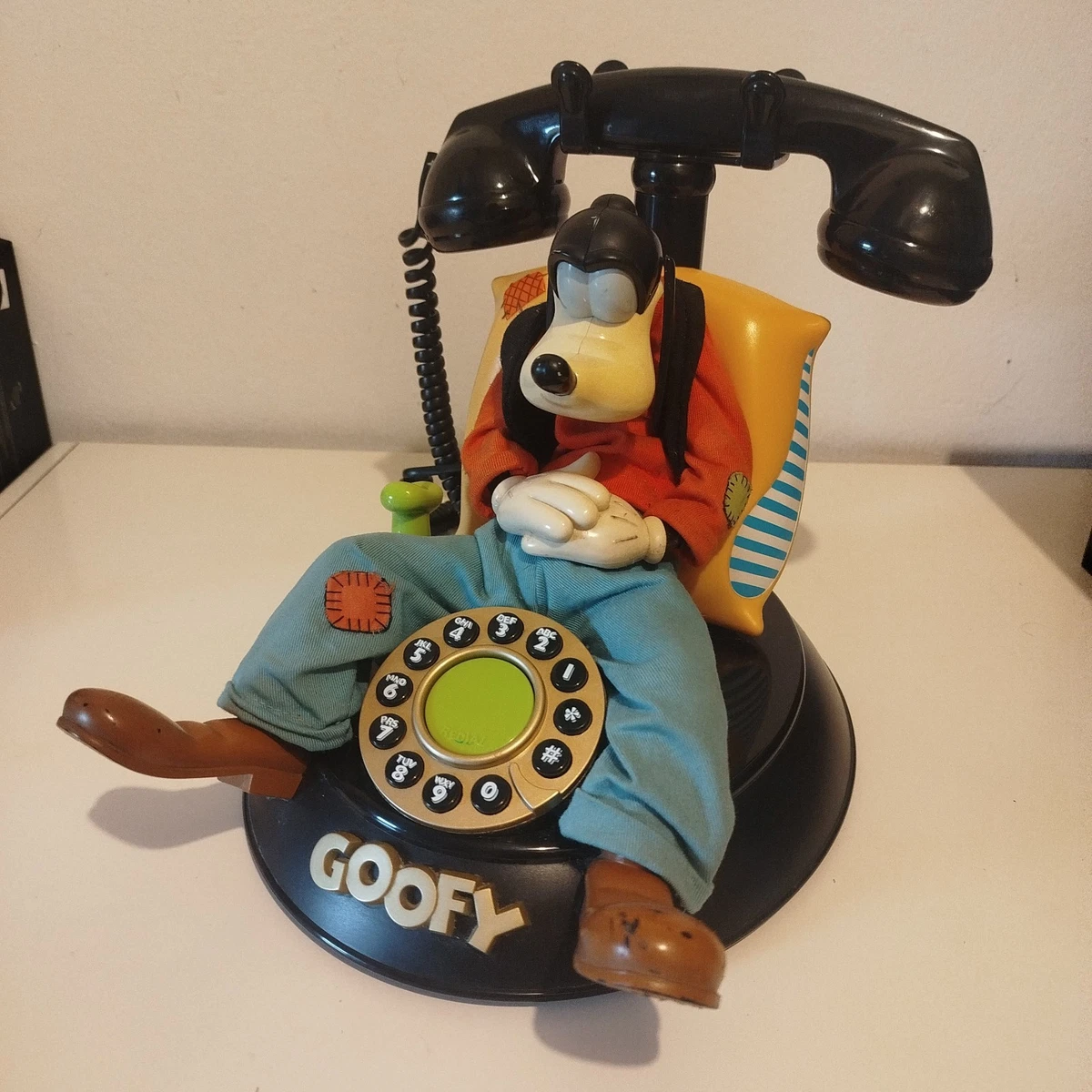 WangXLDD Decorazione telefonica antica decorazione per telefono, modello vintage con quadrante girevole, decorazione per la casa, decorazione da parete, stile vintage (rosso