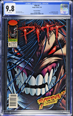1993 IMAGE PITT #1 CGC 9.8 NM/M DALE KEOWN RARE NEWSSTAND VARIANT GRADED LOW POP