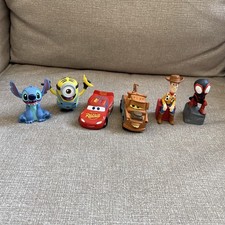 Toniebox Tonies Characters Bundle Of 6 Lightning, Mater, Stitch, Minion, Etc
