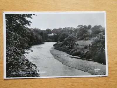 1961 Posted Real Photo Postcard of River Esk, Canonbie, Dumfries, Scotland - Image 1 of 2