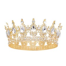Queen Crown Rhinestone Wedding Crowns and Tiaras for Women Costume Party Hair...