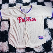 Roy Halladay #34 Philadelphia Phillies Majestic Home MLB Baseball Jersey - White