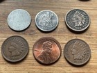 Old Obsolete US Coin Collection of 12 coins including a 1879 Morgan dollar. — photo 4