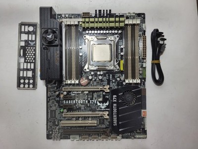 ASUS Sabertooth X79 Motherboard Core i7-3820, 4GB RAM, IO Shield #1294