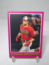 2024 Topps Heritage - 1975 Baseball Sensations Gunnar Henderson #75BS-12 PINK