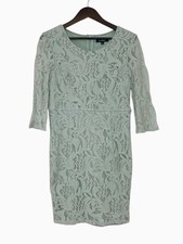 Lulus All For You Mint Green Lace Bodycon Mini Dress Size Large Cocktail Spring