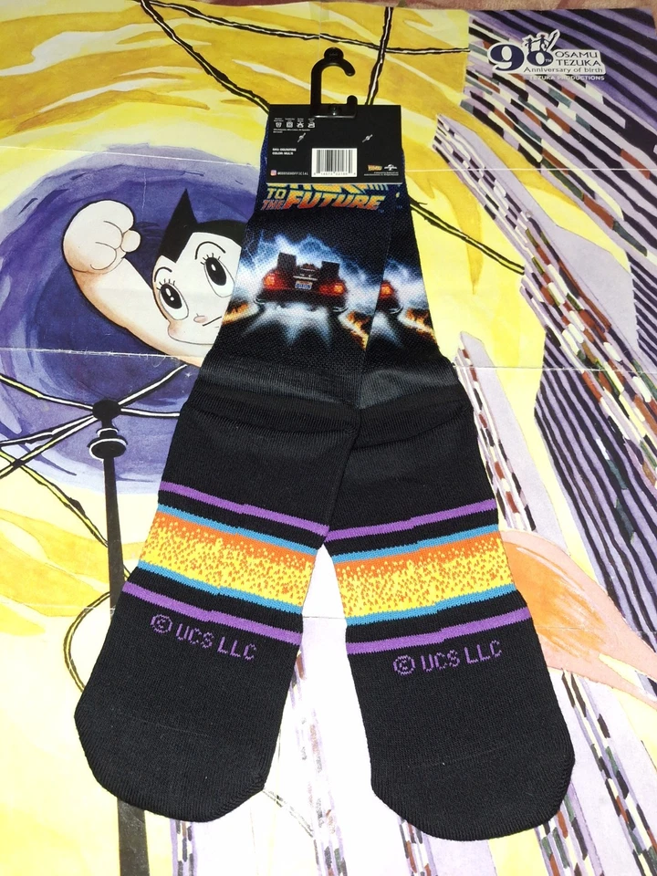 НОВЫЕ носки Odd Sox Back to the Future — вязаные короткие носки подходят для размера 8–12 новые с ценниками - Изображение 2 из 4