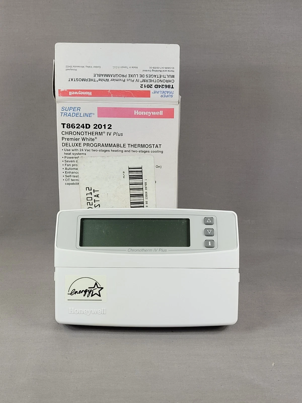 Honeywell Chronotherm IV Plus: Deluxe Programmable Thermostat T8624D-2012
